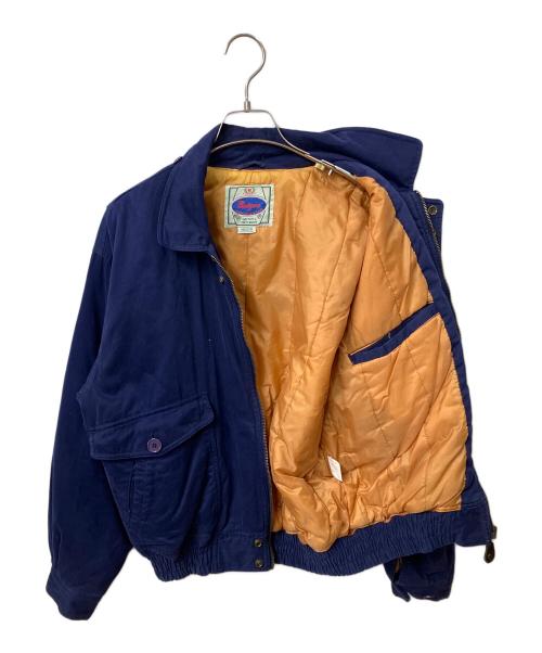 UNIQUE（ユニーク）UNIQUE (ユニーク) ブルゾン ネイビ- ネイビー サイズ:Mの古着・服飾アイテム