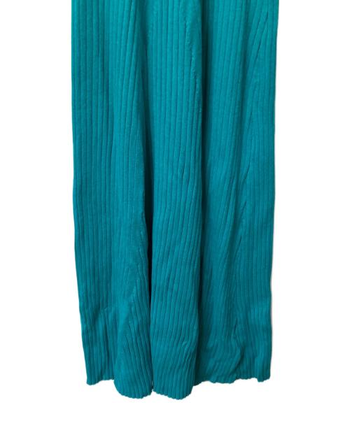 JENNE（ジェンヌ）JENNE (ジェンヌ) ノースリーブニットワンピース ブルー サイズ:Sの古着・服飾アイテム