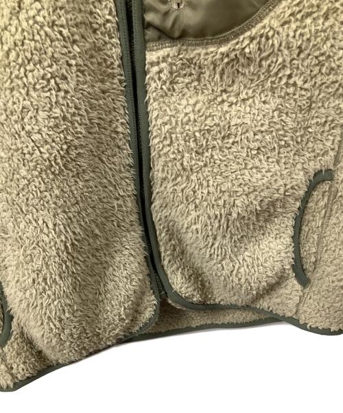 MARMOT（マーモット）Marmot (マーモット) ボアフリースベスト オリーブ×ベージュ オリーブ×ベージュ サイズ:Mの古着・服飾アイテム