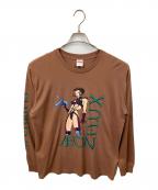 SUPREMEシュプリーム）の古着「長袖カットソー AEON FLUX ブラウン」｜ブラウン