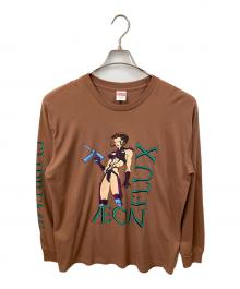 SUPREME（シュプリーム）の古着「長袖カットソー AEON FLUX ブラウン」｜ブラウン