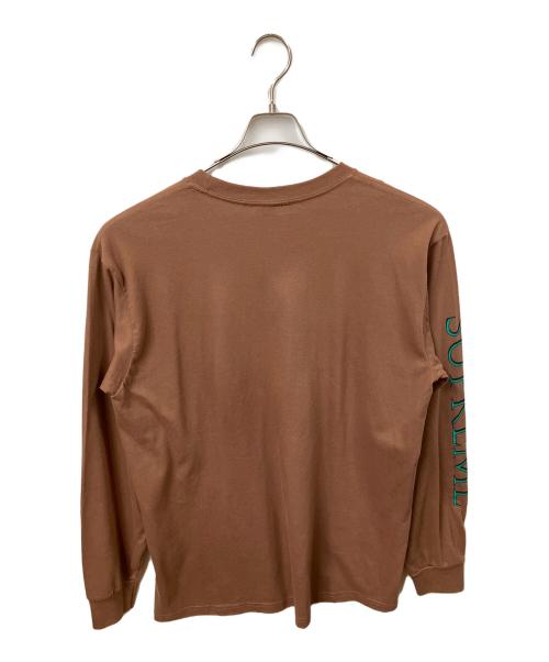 SUPREME（シュプリーム）Supreme (シュプリーム) 長袖カットソー AEON FLUX ブラウン ブラウン サイズ:Lの古着・服飾アイテム