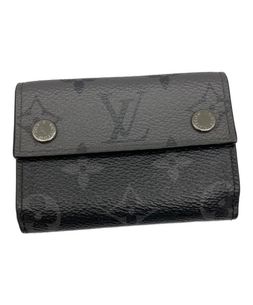 LOUIS VUITTON（ルイ ヴィトン）LOUIS VUITTON (ルイ ヴィトン) ディスカバリー・コンパクト ウォレット ブラック×グレーの古着・服飾アイテム