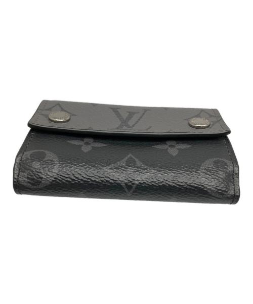 LOUIS VUITTON（ルイ ヴィトン）LOUIS VUITTON (ルイ ヴィトン) ディスカバリー・コンパクト ウォレット ブラック×グレーの古着・服飾アイテム