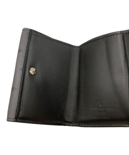 LOUIS VUITTON（ルイ ヴィトン）LOUIS VUITTON (ルイ ヴィトン) ディスカバリー・コンパクト ウォレット ブラック×グレーの古着・服飾アイテム