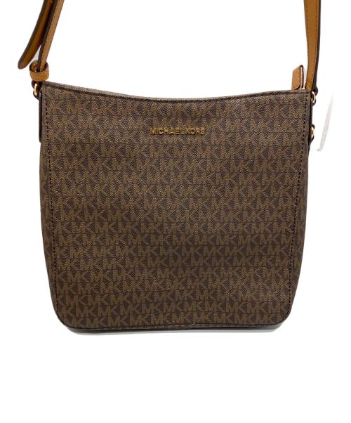 MICHAEL KORS（マイケル・コース）MICHAEL KORS (マイケルコース) ラージショルダーバッグ ブラウンの古着・服飾アイテム