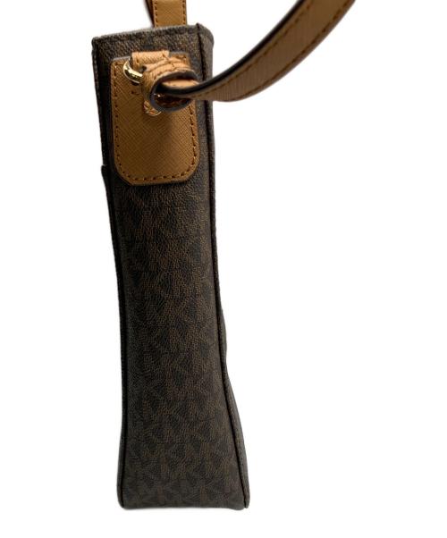 MICHAEL KORS（マイケル・コース）MICHAEL KORS (マイケルコース) ラージショルダーバッグ ブラウンの古着・服飾アイテム