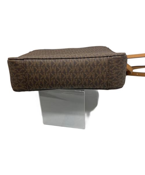 MICHAEL KORS（マイケル・コース）MICHAEL KORS (マイケルコース) ラージショルダーバッグ ブラウンの古着・服飾アイテム