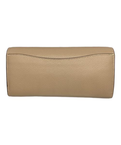COACH（コーチ）COACH (コーチ) エッセンシャル フラップ ウォレット ベージュの古着・服飾アイテム