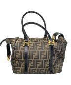 FENDIフェンディ）の古着「ズッカ」｜ブラック×ブラウン