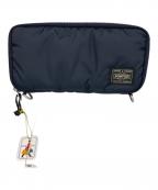 PORTERポーター）の古着「LIBERTY LONG WALLET」｜ネイビー