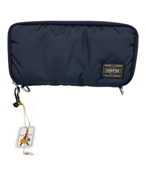 PORTER（ポーター）PORTER (ポーター) LIBERTY LONG WALLET ネイビー 未使用品の古着・服飾アイテム