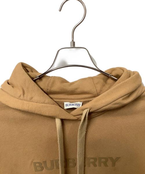 BURBERRY（バーバリー）BURBERRY (バーバリー) フロントロゴフーディ ブラウン サイズ:XLの古着・服飾アイテム