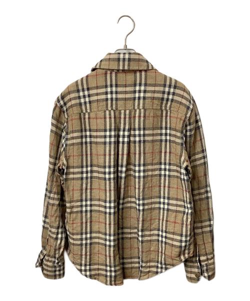 BURBERRY（バーバリー）BURBERRY (バーバリー) 長袖シャツ チェック ベージュ サイズ:Sの古着・服飾アイテム