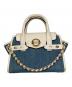 MICHAEL KORS (マイケルコース) デニムショルダーバッグ ホワイト×ブルー ホワイト×ブルー：10000円