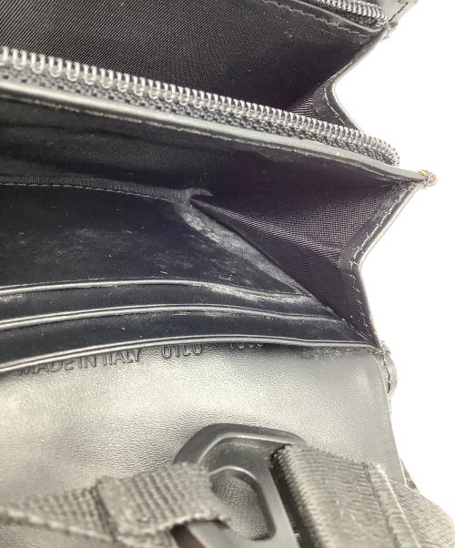 Christian Dior（クリスチャン ディオール）Christian Dior (クリスチャン ディオール) トロッター 2つ折り財布 ブラック×グレーの古着・服飾アイテム