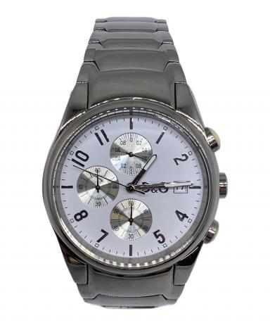 DOLCE&GABBANA - DOLCE&GABBANA ベスト 38(S位) オフホワイト 【古着】【中古】 中古・古着通販】D&G (ディーアンドジー) 腕時計 シルバー｜ブランド