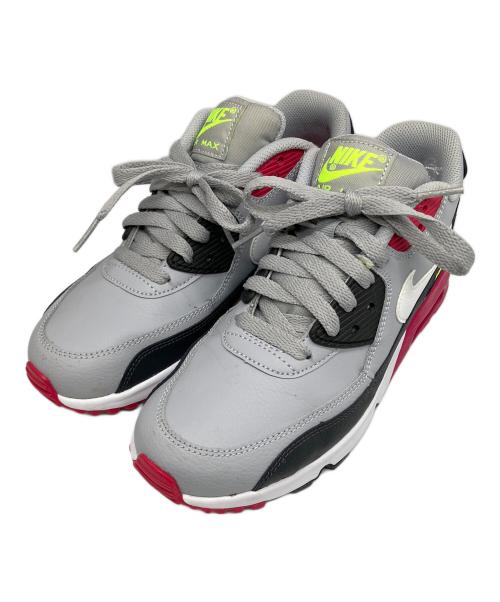 NIKE（ナイキ）NIKE (ナイキ) AIR MAX 90 LTR(GS) wolf grey グレー サイズ:24の古着・服飾アイテム