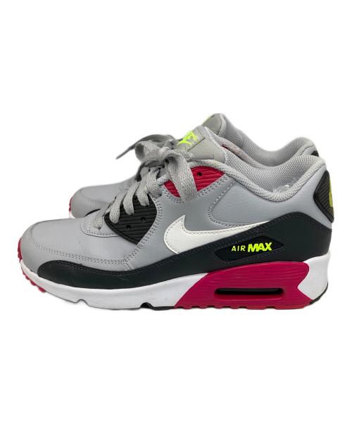 NIKE（ナイキ）NIKE (ナイキ) AIR MAX 90 LTR(GS) wolf grey グレー サイズ:24の古着・服飾アイテム
