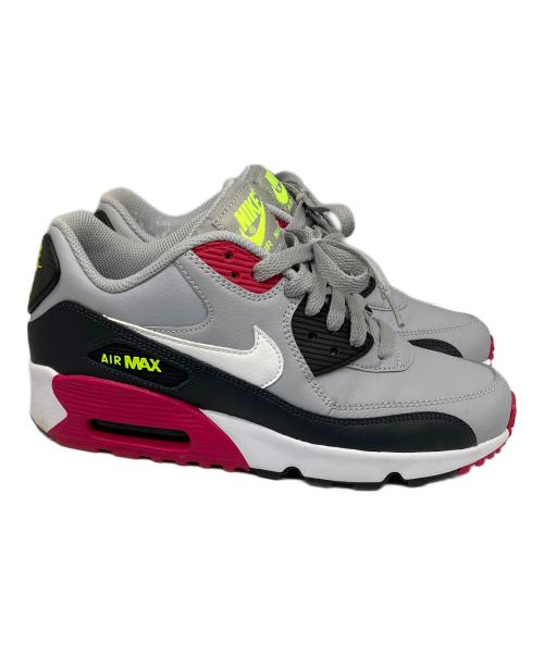 NIKE（ナイキ）NIKE (ナイキ) AIR MAX 90 LTR(GS) wolf grey グレー サイズ:24の古着・服飾アイテム