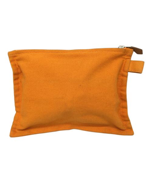 HERMES（エルメス）HERMES (エルメス) ボラボラポーチ　オレンジ オレンジの古着・服飾アイテム