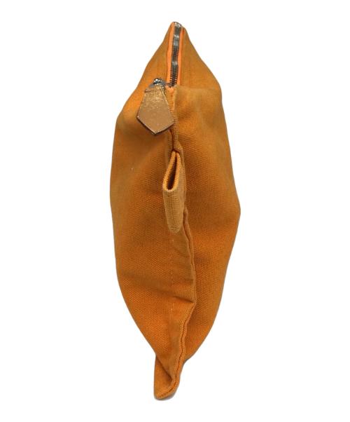 HERMES（エルメス）HERMES (エルメス) ボラボラポーチ　オレンジ オレンジの古着・服飾アイテム