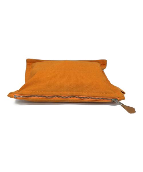 HERMES（エルメス）HERMES (エルメス) ボラボラポーチ　オレンジ オレンジの古着・服飾アイテム