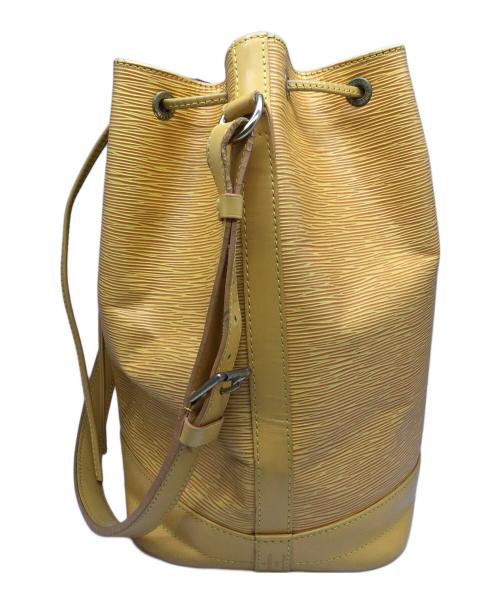 LOUIS VUITTON（ルイ ヴィトン）LOUIS VUITTON (ルイ ヴィトン) 巾着ショルダーバッグ　オレンジ オレンジの古着・服飾アイテム