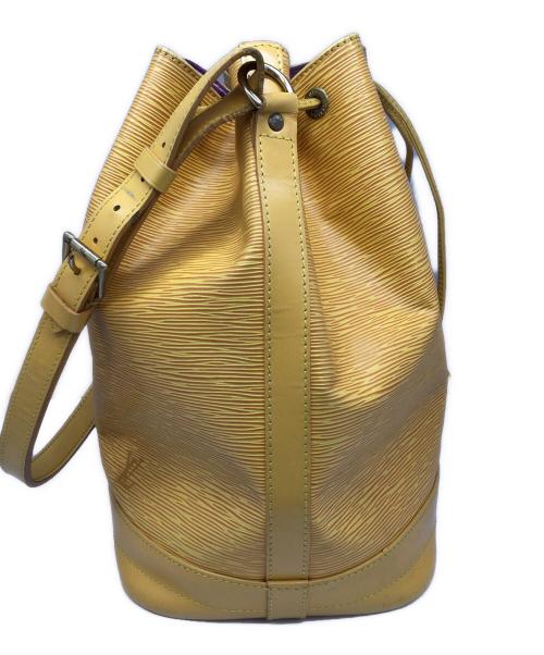 LOUIS VUITTON（ルイ ヴィトン）LOUIS VUITTON (ルイ ヴィトン) 巾着ショルダーバッグ　オレンジ オレンジの古着・服飾アイテム