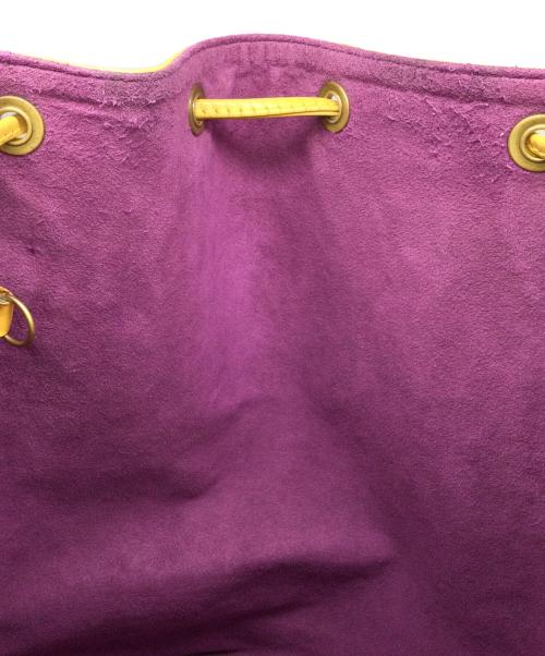 LOUIS VUITTON（ルイ ヴィトン）LOUIS VUITTON (ルイ ヴィトン) 巾着ショルダーバッグ　オレンジ オレンジの古着・服飾アイテム