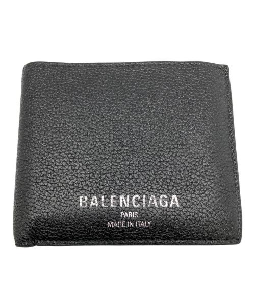 BALENCIAGA（バレンシアガ）BALENCIAGA (バレンシアガ) Credit スクエア フォールデッドコインウォレット ブラックの古着・服飾アイテム