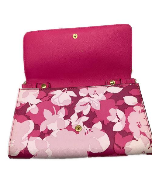 MICHAEL KORS（マイケル・コース）MICHAEL KORS (マイケルコース) ショルダーウォレット ピンク ピンクの古着・服飾アイテム