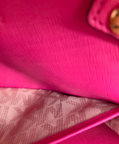 MICHAEL KORS（マイケル・コース）MICHAEL KORS (マイケルコース) ショルダーウォレット ピンク ピンクの古着・服飾アイテム