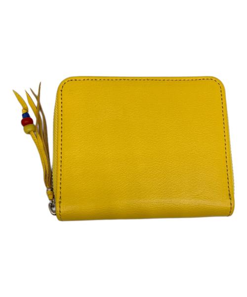 BRU NA BOINNE（ブルーナボイン）BRU NA BOINNE (ブルーナボイン) ガルーシャミドルウォレット イエローの古着・服飾アイテム