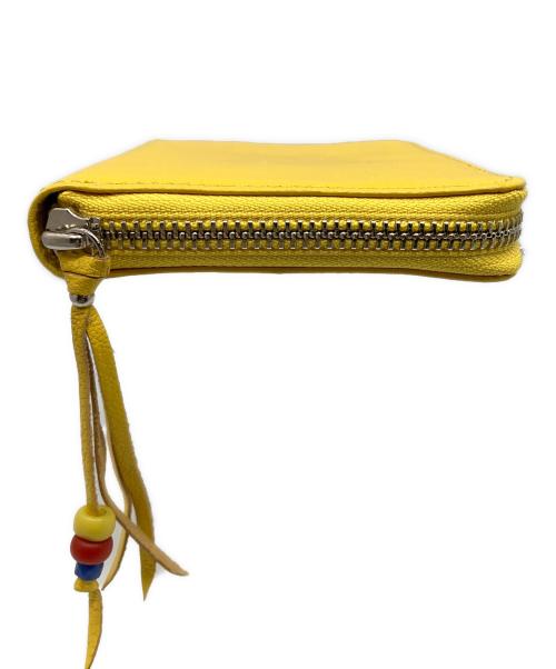 BRU NA BOINNE（ブルーナボイン）BRU NA BOINNE (ブルーナボイン) ガルーシャミドルウォレット イエローの古着・服飾アイテム