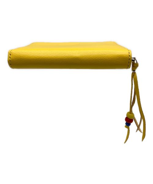 BRU NA BOINNE（ブルーナボイン）BRU NA BOINNE (ブルーナボイン) ガルーシャミドルウォレット イエローの古着・服飾アイテム