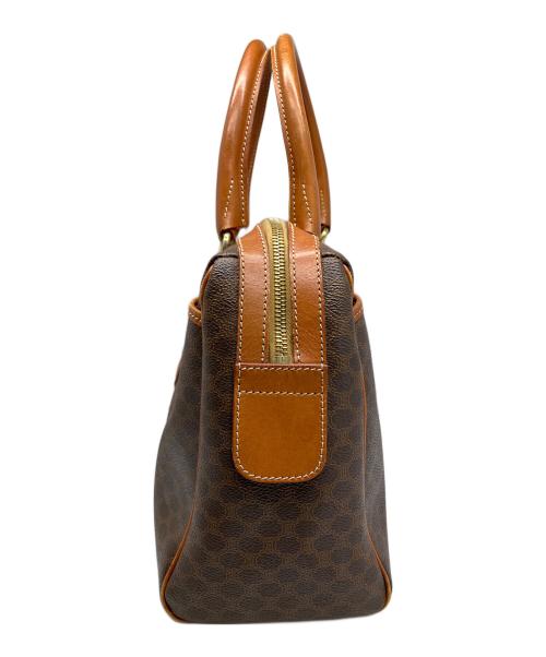 CELINE（セリーヌ）CELINE (セリーヌ) マカダムレザーハンドバッグ ブラウンの古着・服飾アイテム