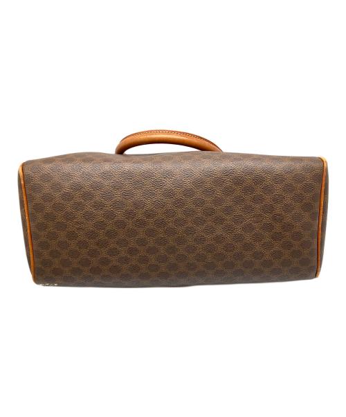 CELINE（セリーヌ）CELINE (セリーヌ) マカダムレザーハンドバッグ ブラウンの古着・服飾アイテム