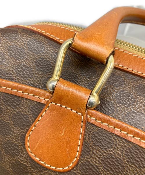 CELINE（セリーヌ）CELINE (セリーヌ) マカダムレザーハンドバッグ ブラウンの古着・服飾アイテム