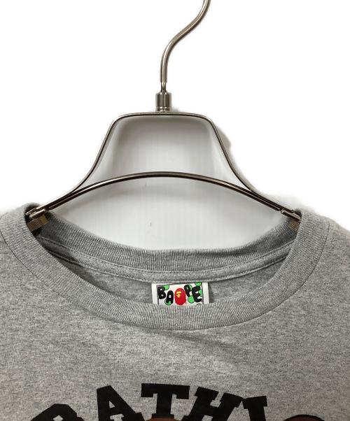 A BATHING APE（アベイシングエイプ）A BATHING APE (アベイシングエイプ) 半袖カットソー グレー グレー サイズ:Mの古着・服飾アイテム