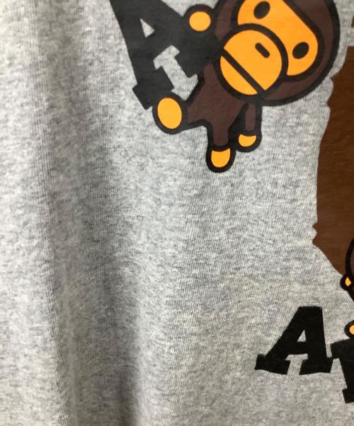 A BATHING APE（アベイシングエイプ）A BATHING APE (アベイシングエイプ) 半袖カットソー グレー グレー サイズ:Mの古着・服飾アイテム