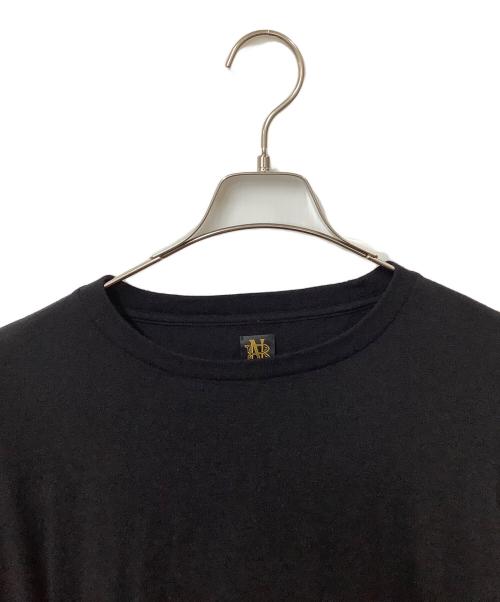 BATONER（バトナ―）BATONER (バトナ―) クルーネックウールTシャツ ブラック サイズ:Mの古着・服飾アイテム