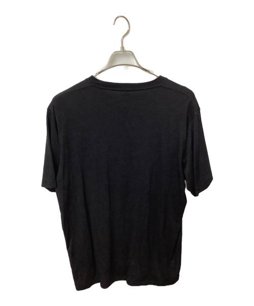 BATONER（バトナ―）BATONER (バトナ―) クルーネックウールTシャツ ブラック サイズ:Mの古着・服飾アイテム