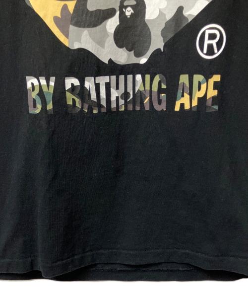 A BATHING APE（ア ベイシング エイプ）A BATHING APE (ア ベイシング エイプ) 1ST CAMO CRAZY BY BATHING APE TEE ブラック サイズ:Mの古着・服飾アイテム