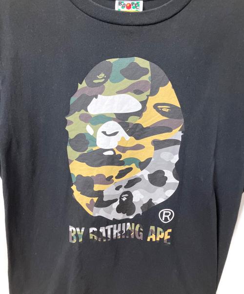 A BATHING APE（ア ベイシング エイプ）A BATHING APE (ア ベイシング エイプ) 1ST CAMO CRAZY BY BATHING APE TEE ブラック サイズ:Mの古着・服飾アイテム