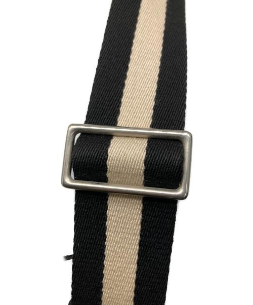 BALLY（バリー）BALLY (バリー) レザーショルダーバッグ ブラック ブラックの古着・服飾アイテム