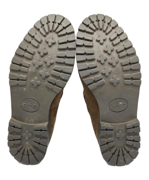 GUCCI（グッチ）GUCCI (グッチ) ドレスシューズ ブラウン サイズ:40 1/2の古着・服飾アイテム