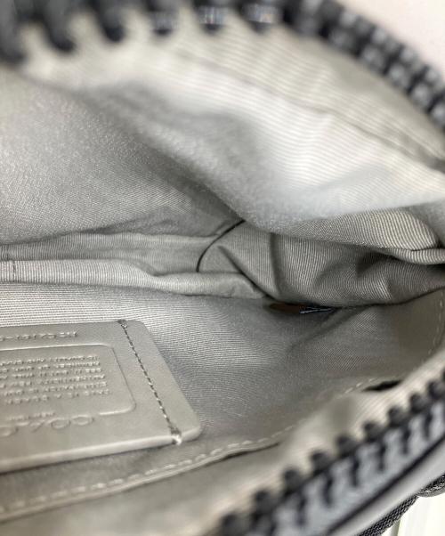 COACH（コーチ）COACH (コーチ) ミニ エッジ ベルト バッグ ブラック×ホワイトの古着・服飾アイテム