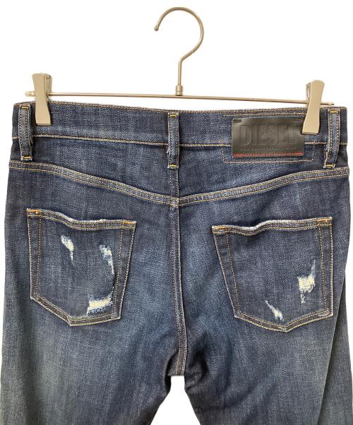 DIESEL（ディーゼル）DIESEL (ディーゼル) ジョグジーンズ ダメージ加工 インディゴ サイズ:W29L32の古着・服飾アイテム