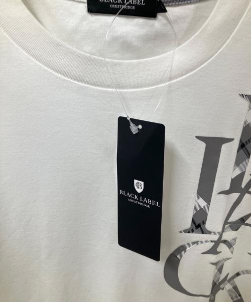 BLACK LABEL CRESTBRIDGE（ブラックレーベル クレストブリッジ）BLACK LABEL CRESTBRIDGE (ブラックレーベル クレストブリッジ) Tシャツ ホワイト ホワイト サイズ:M 未使用品の古着・服飾アイテム